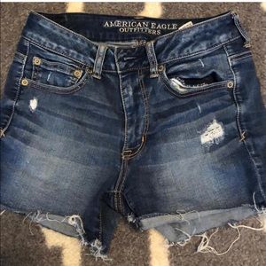 American Eagle Super Stretch jean shorts